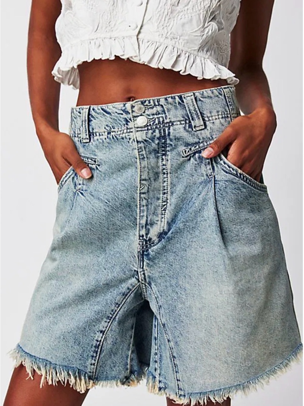 We The Free - Nelson Denim Harem Shorts